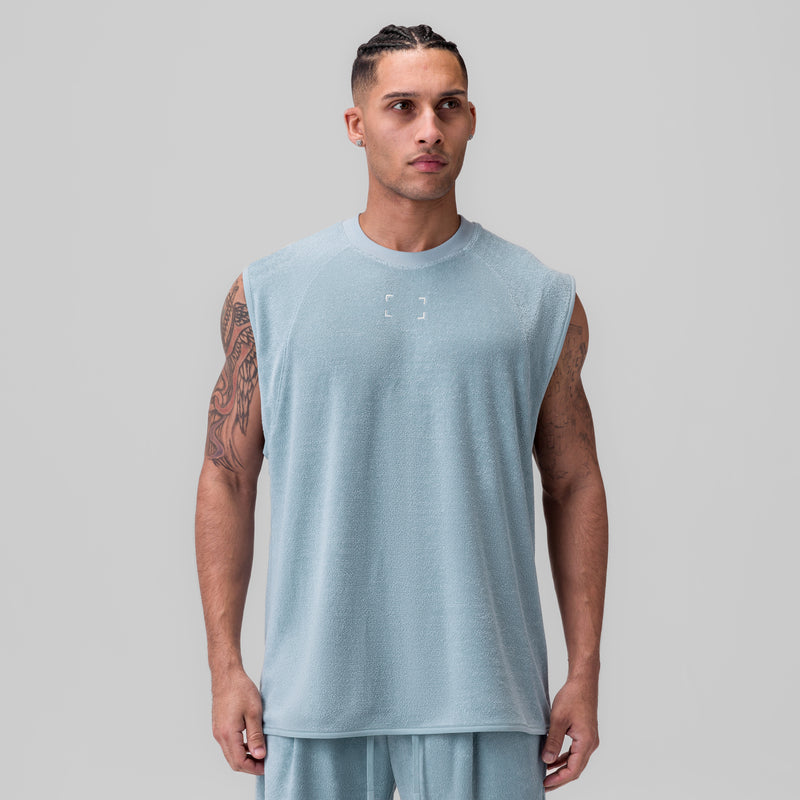 1092. Towel Terry Cutoff - Light Sky