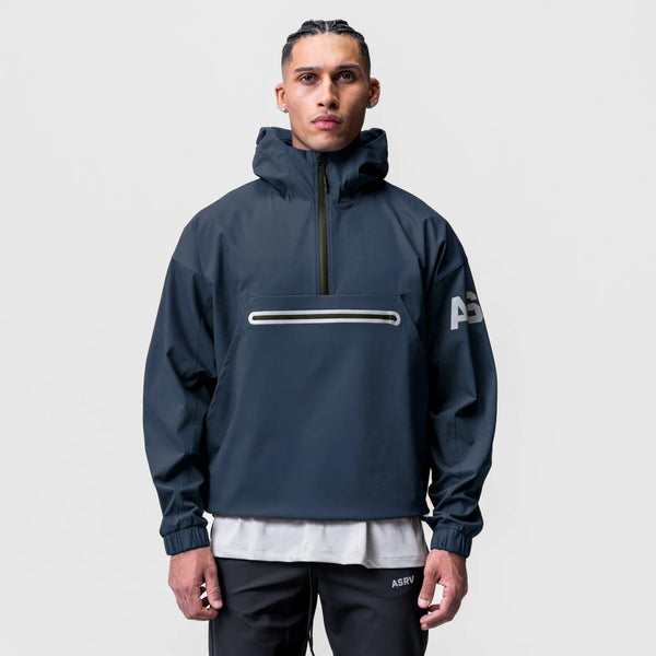 0717. Weather-Ready Anorak Jacket  - Navy