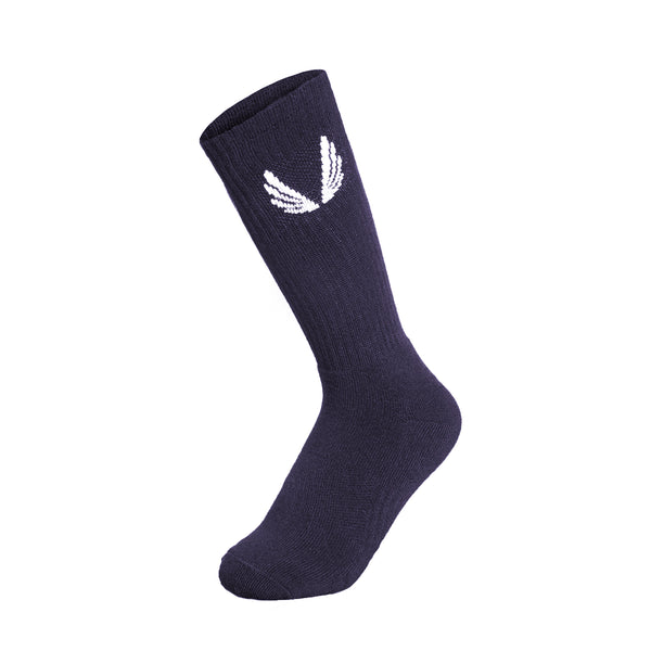 Essential Crew Socks (3 Pair) - Navy