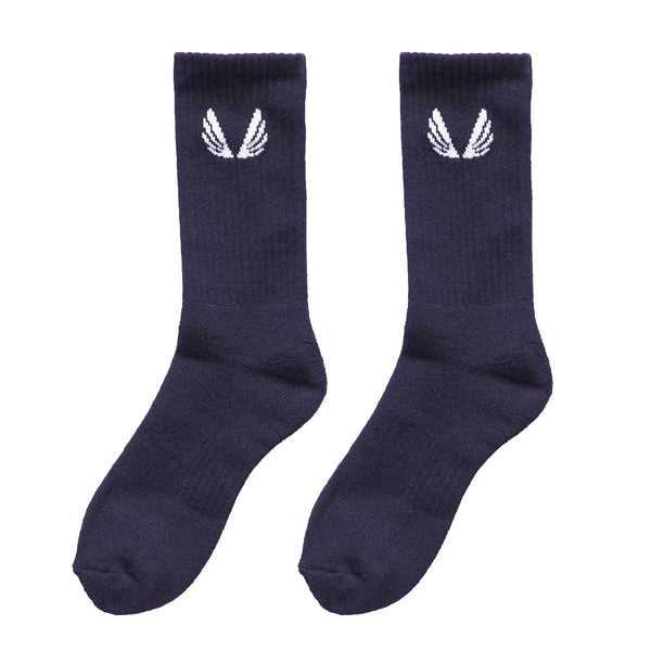 Essential Crew Socks (3 Pair) - Navy