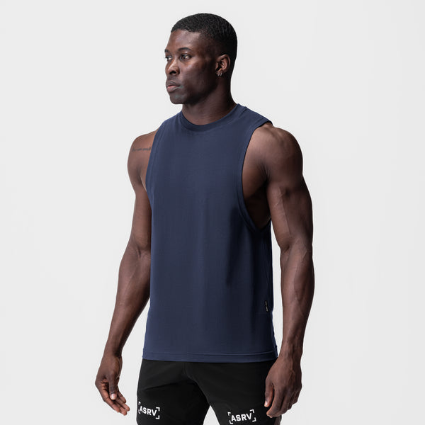 0926. Supima® Muscle Tank - Navy
