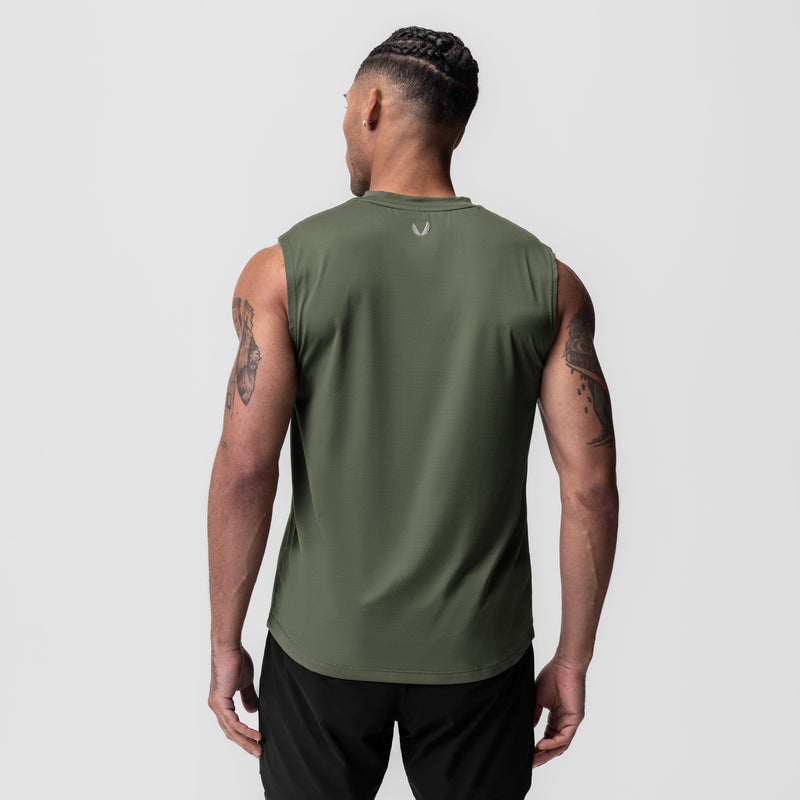 0757. AeroSilver® Cutoff Tank - Olive