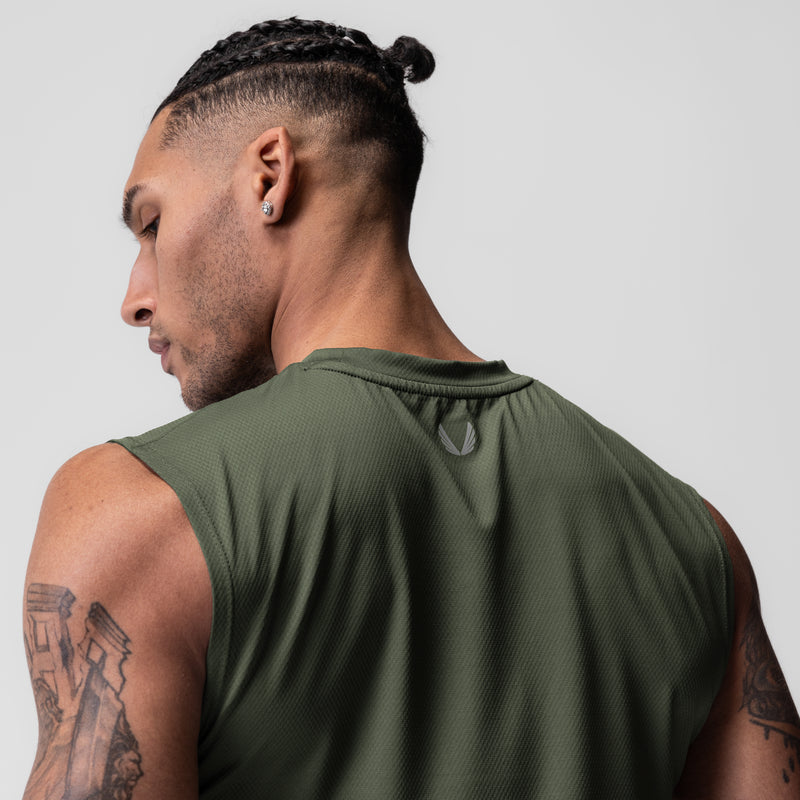 0757. AeroSilver® Cutoff Tank - Olive