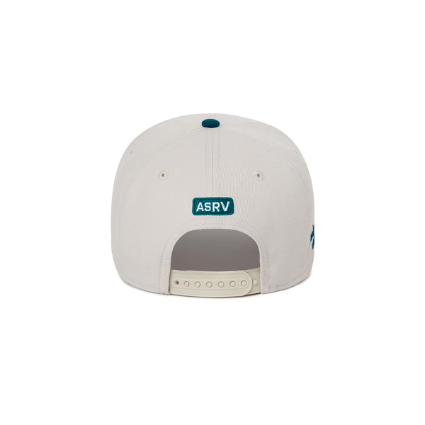 New Era® 9Forty® A-Frame Hat - Stone/Pacific Green Two Tone