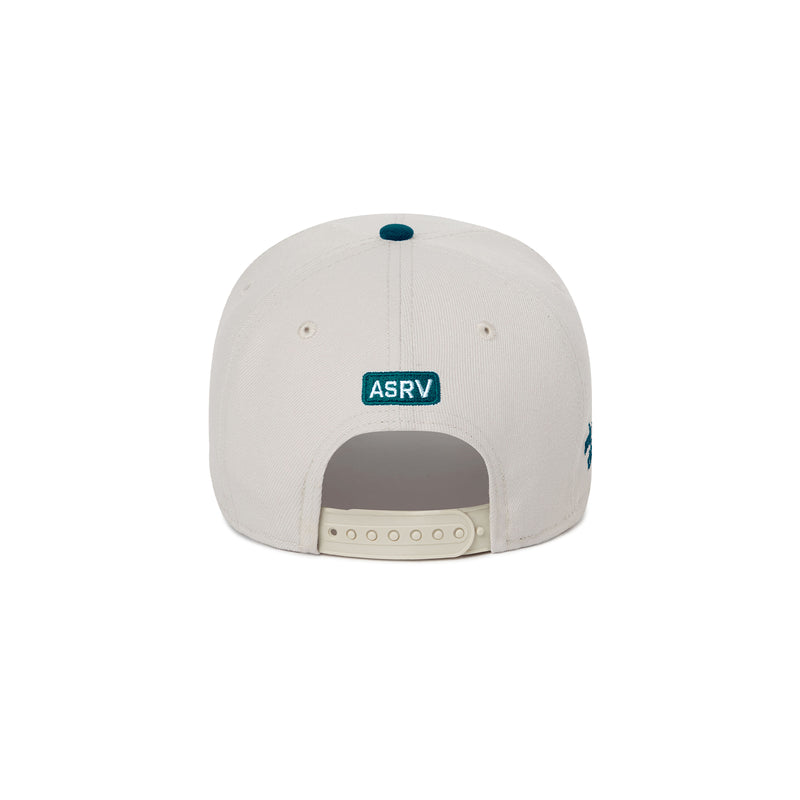 New Era® 9Forty® A-Frame Hat - Stone/Pacific Green Two Tone