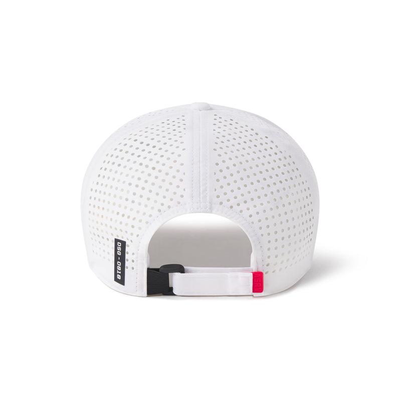 0818. Tetra-Lite® Sport Cap - White/Black "Wings"