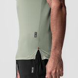 0918. AeroSilver® Fitted Tee - Sage