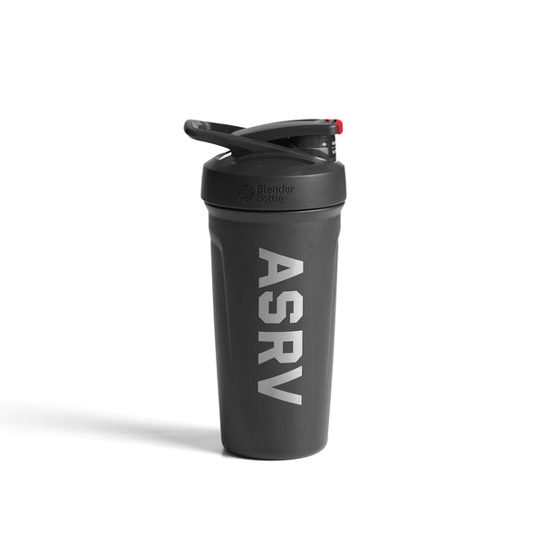 ASRV x Blender Bottle® Strada™ Insulated Stainless Steel Shaker - Black/Red "ASRV"