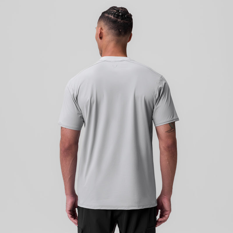 1087. Tetra-Lite® Ice Zip Tee - Slate Grey