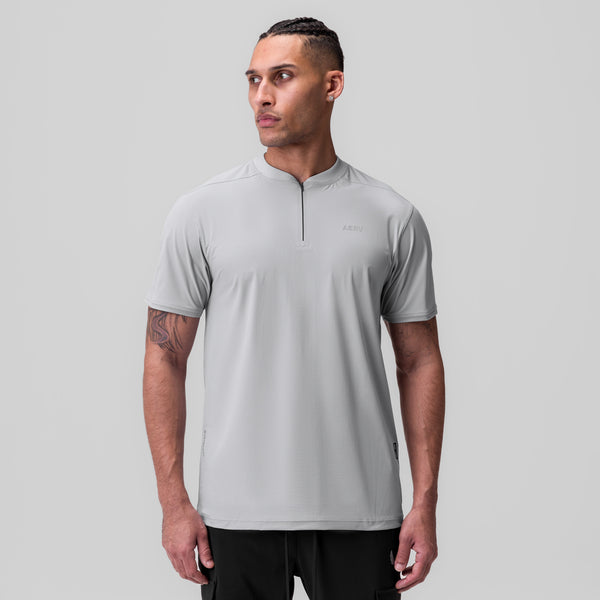1087. Tetra-Lite® Ice Zip Tee - Slate Grey