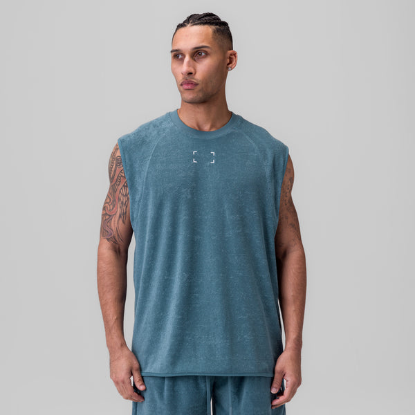 1092. Towel Terry Cutoff - Storm