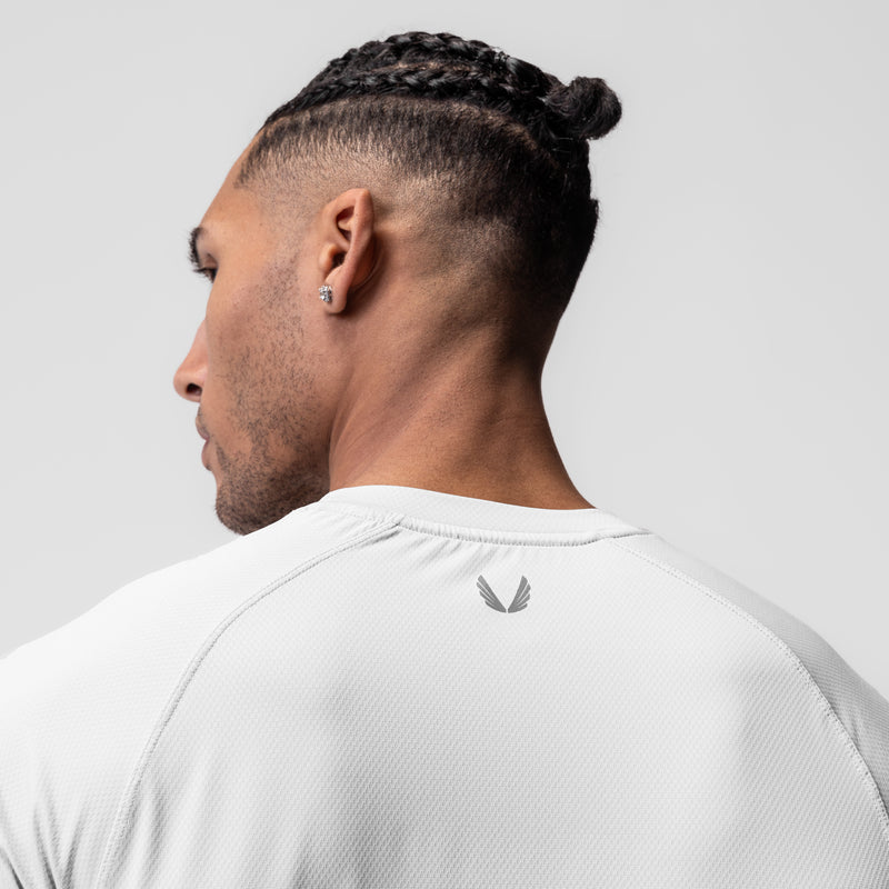 0660. AeroSilver® Established Tee - White "ASRV"