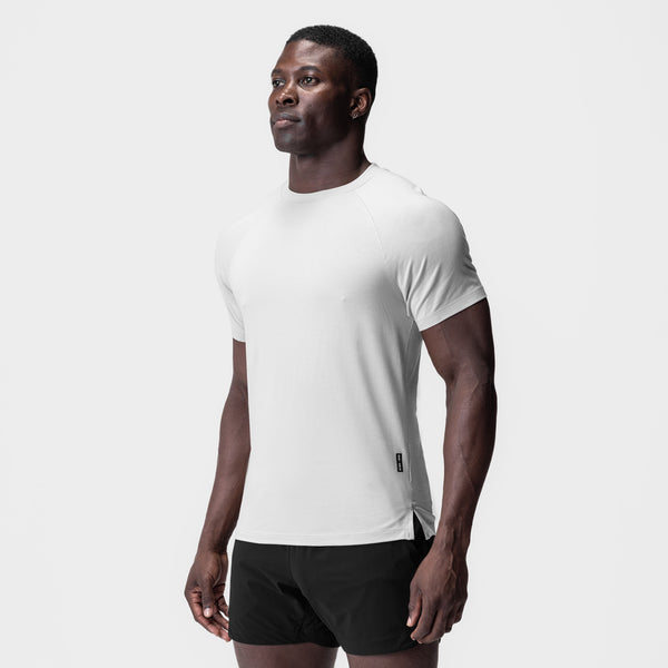 0919. Supima® Fitted Tee - White