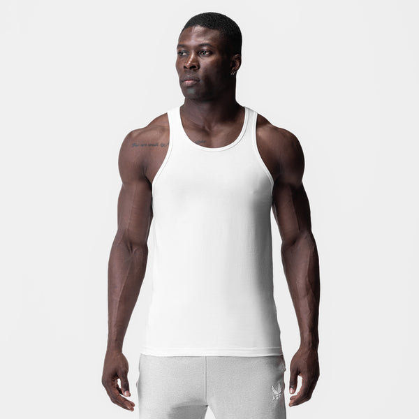0924. Supima® Essential Slim Tank - White