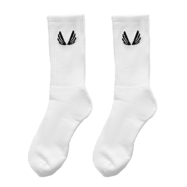 Essential Crew Socks (3 Pair) - White